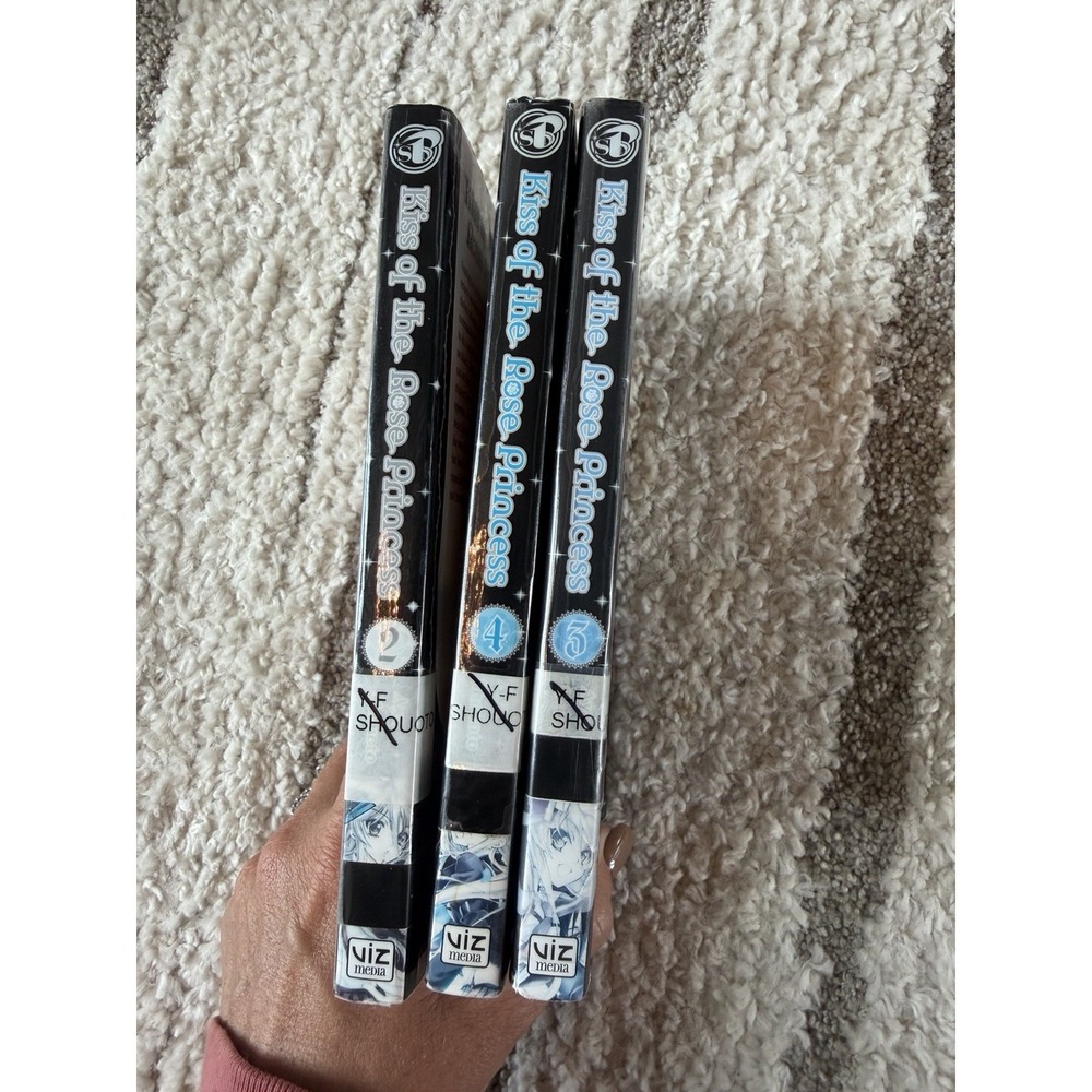 Kiss of the Rose Princess Manga Lot Vol 2 3 4 Aya Shouoto Shojo Beat VIZ Anime